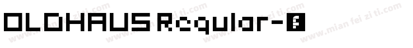 OLDHAUS Regular字体转换